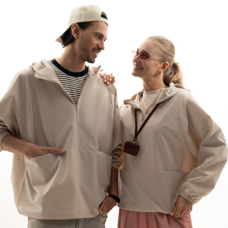 Ветровка (анорак) оверсайз унисекс RISSMAN, размер ML