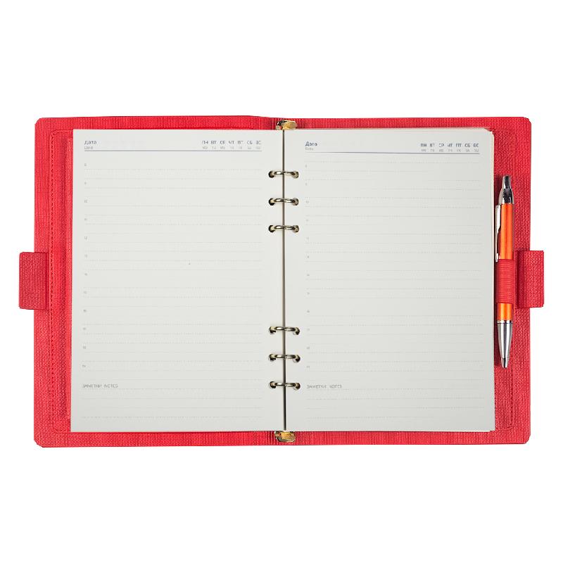 Ежедневник в суперобложке на кольцах Country Diplomat Rich А5+, недатированный