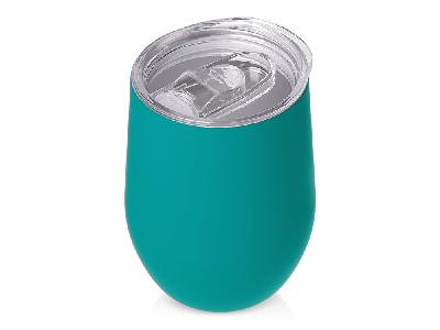 Вакуумная термокружка Sense Gum, непротекаемая крышка, soft-touch