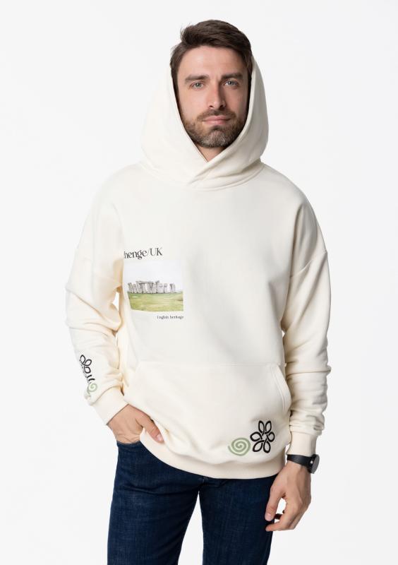 Худи унисекс STAN оверсайз футер без начёса 350