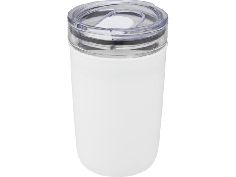 Стеклянная кружка Bello с внешней стенкой из переработанного пластика