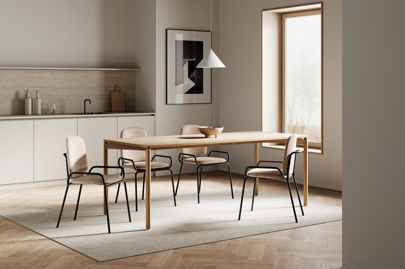 Стол обеденный saga, 75х150 см