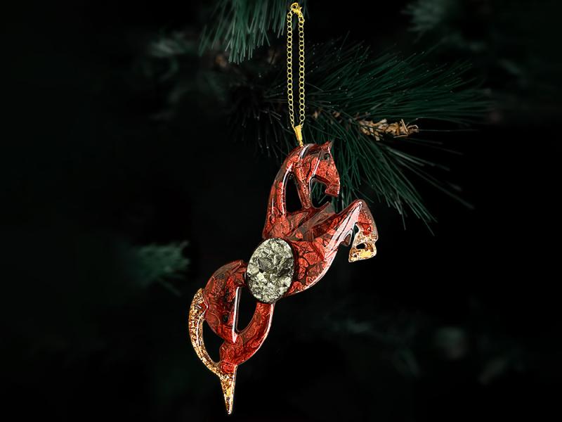 Елочная игрушка Лошадь