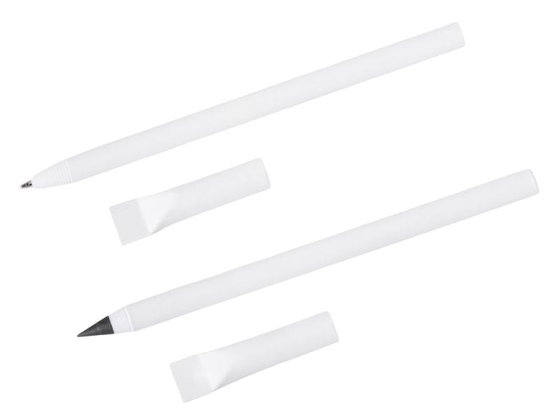 Подарочный набор Recycled Duo c шариковой ручкой и вечным карандашом из переработанной бумаги