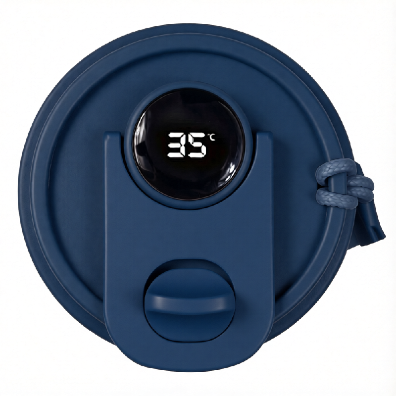 Термокружка Osaka с датчиком температуры, вакуумная, стальная, 410 мл, матовая