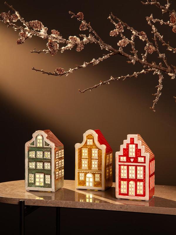 Домик с подсветкой skive из коллекции new year essential, 16 см