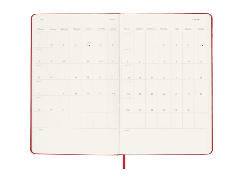 Записная книжка датированная А5 (Large) Classic на 2024 г.