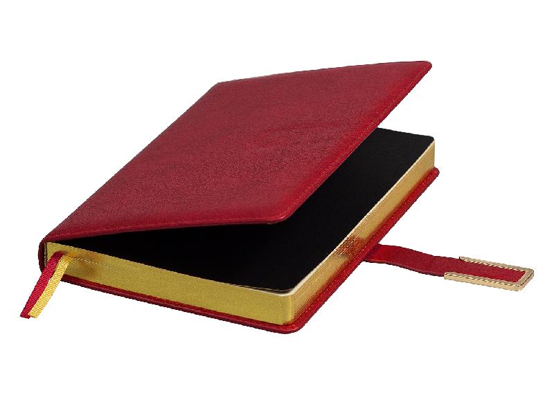 Ежедневник City Bary Mocco A5 в подарочной коробке,  с золотистым, недатированный, в твердой обложке