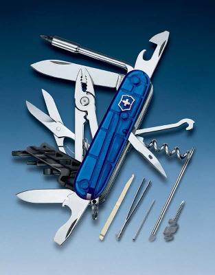 Нож перочинный VICTORINOX CyberTool M, 91 мм, 32 функции, полупрозрачный