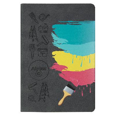 Ежедневник Flexy Nuba Print Sample Alpina А5, недатированный, в гибкой обложке