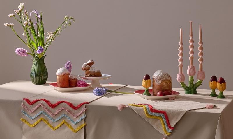 Подсвечник floret для трех свечей из коллекции , 20 см