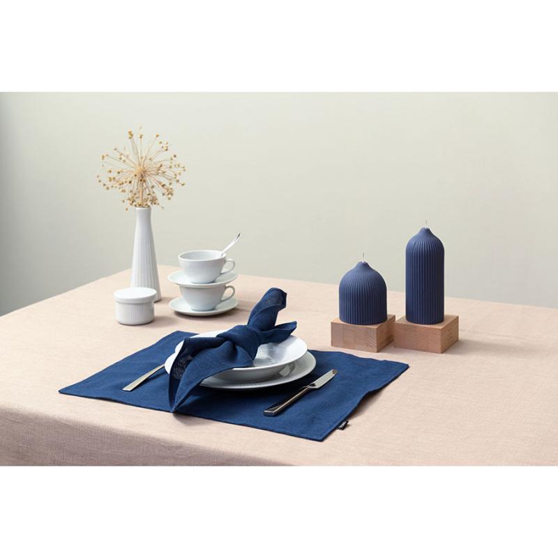 Салфетка под приборы из стираного льна  из коллекции essential, 35х45 см