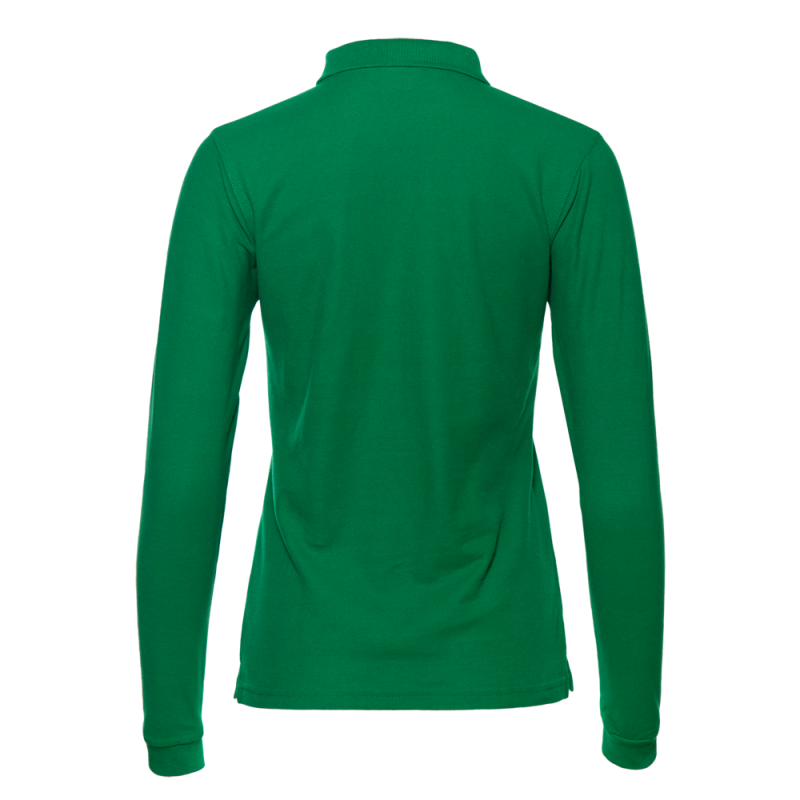 Рубашка поло женская STAN длинный рукав хлопок/полиэстер 185