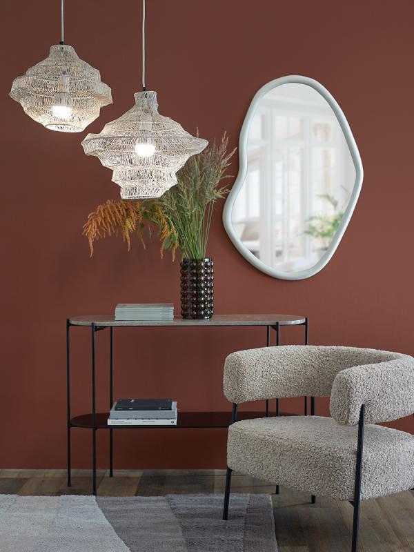 Ваза molecule, 28 см, сепия