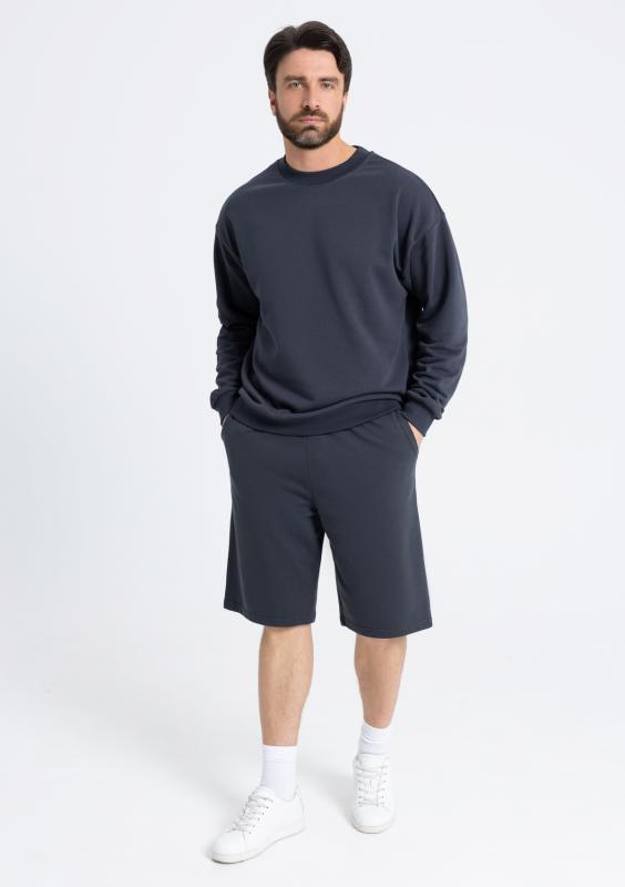 Свитшот унисекс STAN футер без начёса, 350, 96, Графит (101)