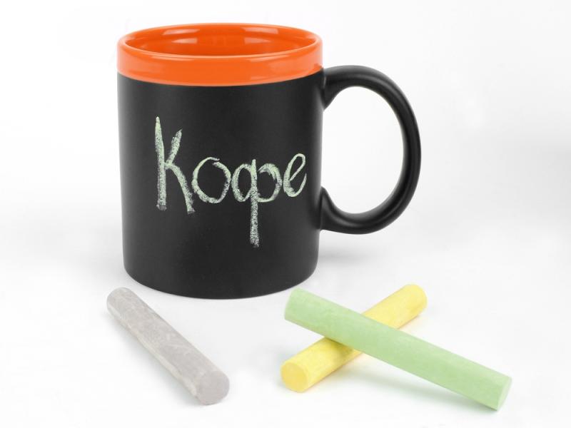 Кружка с покрытием для рисования мелом Да Винчи