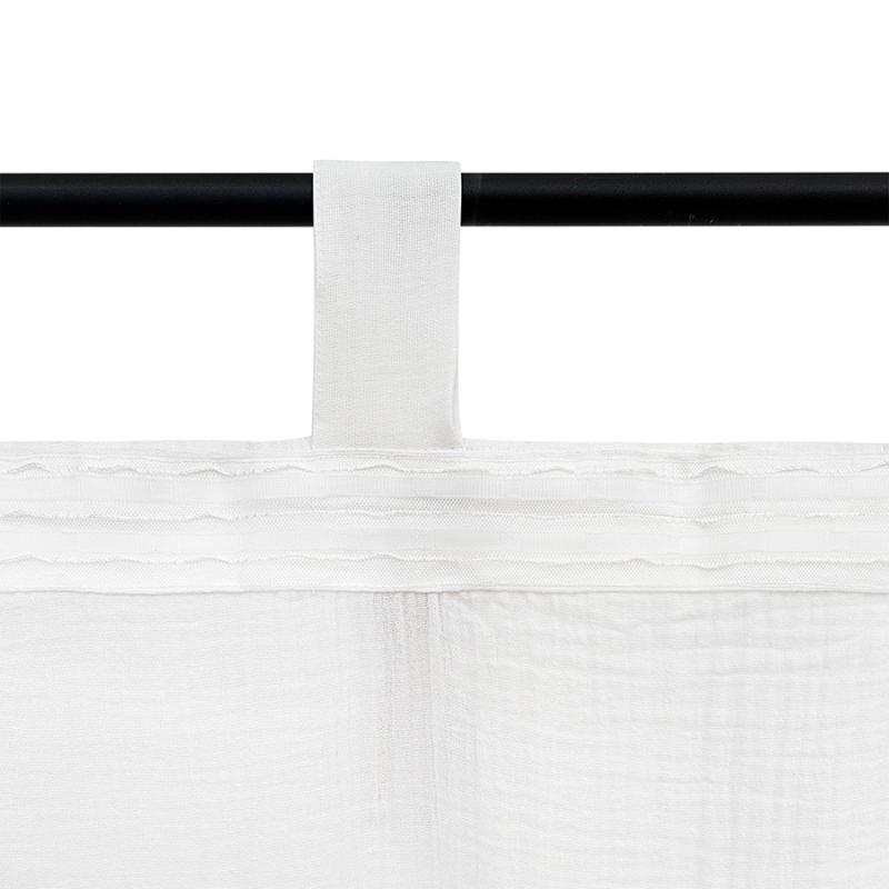 Штора из муслина с декором  из коллекции essential, 150х290 см