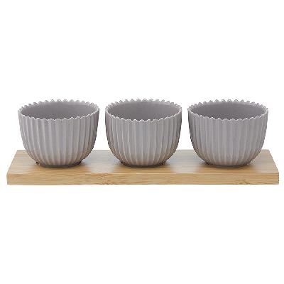 Набор для сервировки  на подставке из коллекции edge