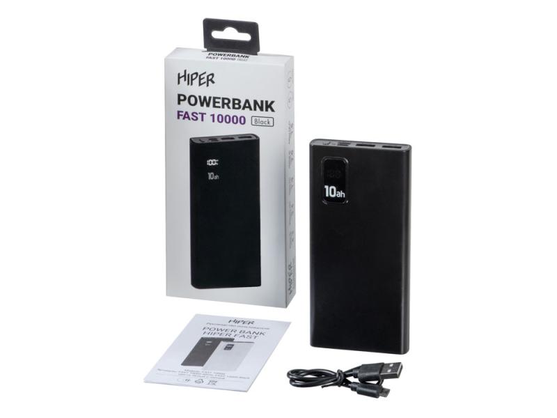 Портативный внешний аккумулятор FAST, 10000 mAh