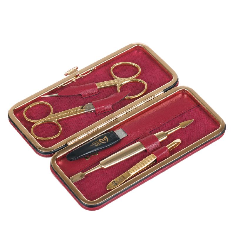 Маникюрный набор GD, 5 пр Футляр: искусcтвенная кожа