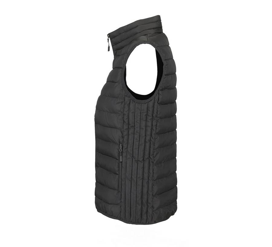 Жилет женский "STREAM", тёмно-сер, S,таффета 280Т и подкладка:100% полиэстер,наполн.:100% полиэстер