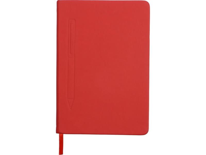 Блокнот А5 Magnet soft-touch с магнитным держателем для ручки