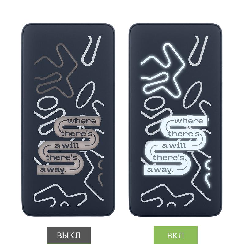 Внешний аккумулятор с подсветкой Ancor PD Plus 10000 mAh