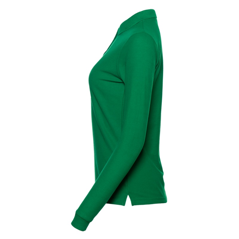 Рубашка поло женская STAN длинный рукав хлопок/полиэстер 185