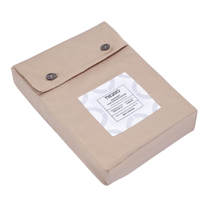 Комплект постельного белья из премиального сатина  из коллекции essential, 200х220 см