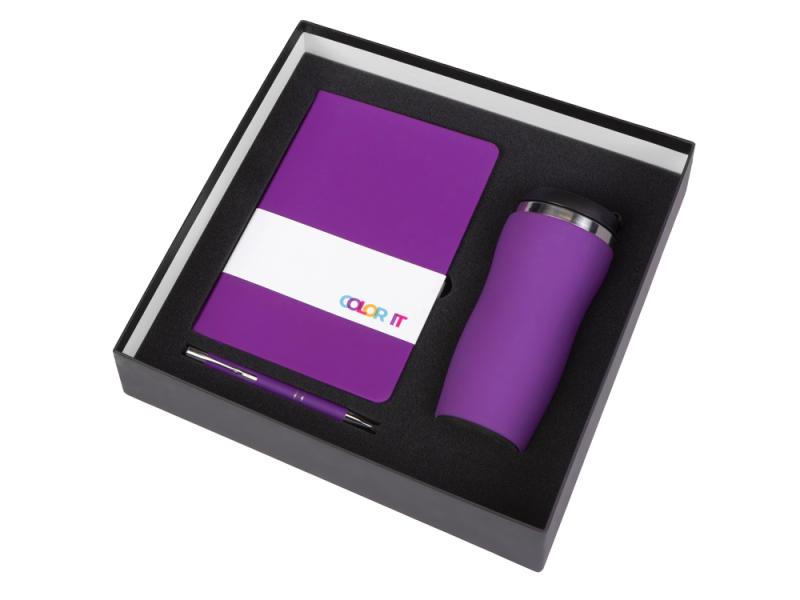 Подарочный набор Color it с блокнотом, металлической ручкой и термокружкой