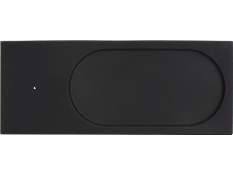 Беспроводное настольное зарядное устройство Glide с подсветкой, soft-touch