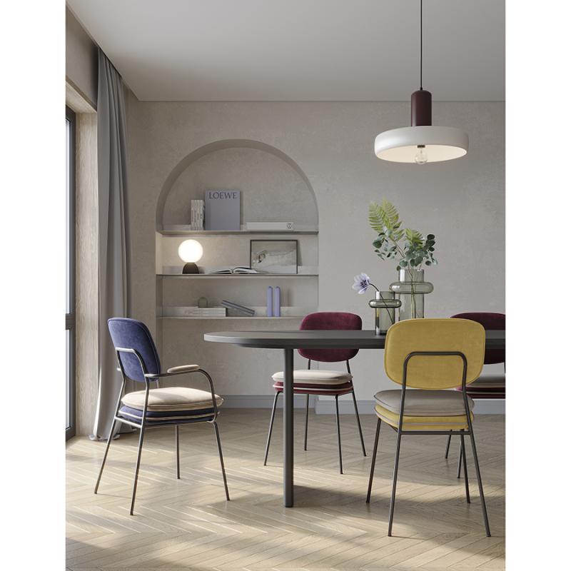 Стул с подлокотниками pea, велюр