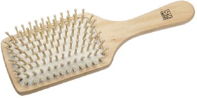 Щетка Dewal Beauty серия "Дерево" массажная с деревянным штифтом лопата