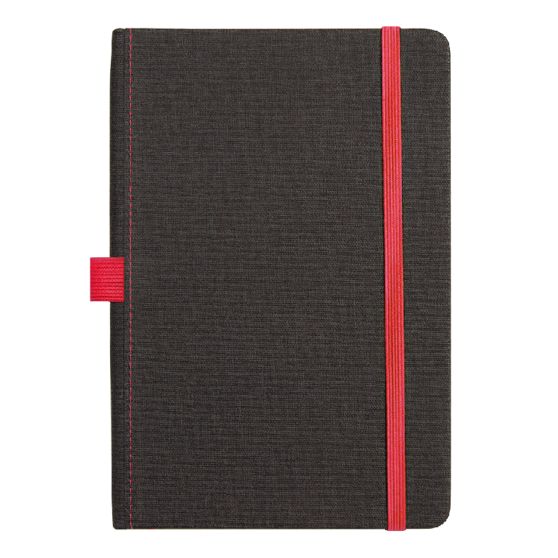 Блокнот Forest  Alfa Orion Rosewood А5, недатированный, в твердой обложке,  с красной резинкой и петлей для ручки