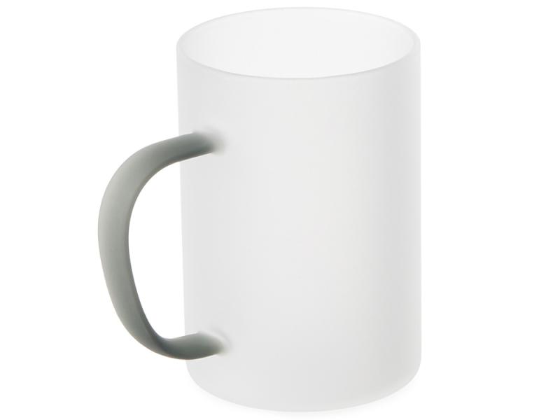 Стеклянная матовая кружка для сублимации Акцент