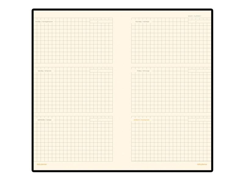 Еженедельник недатированный А6 Metropol