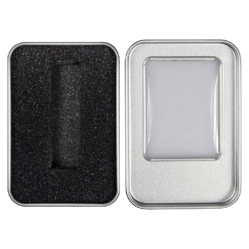 Футляр для флеш накопителя металлический, размер 6*9,5 см