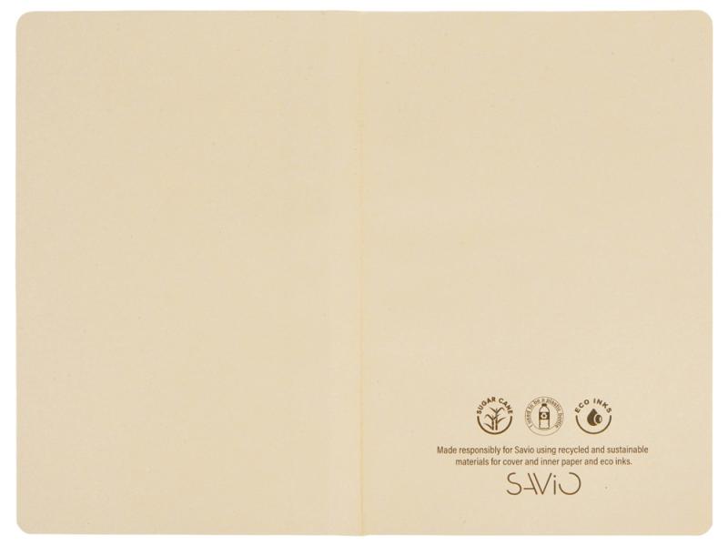 Блокнот А5 из переработанного тростника и RPET Adiantum