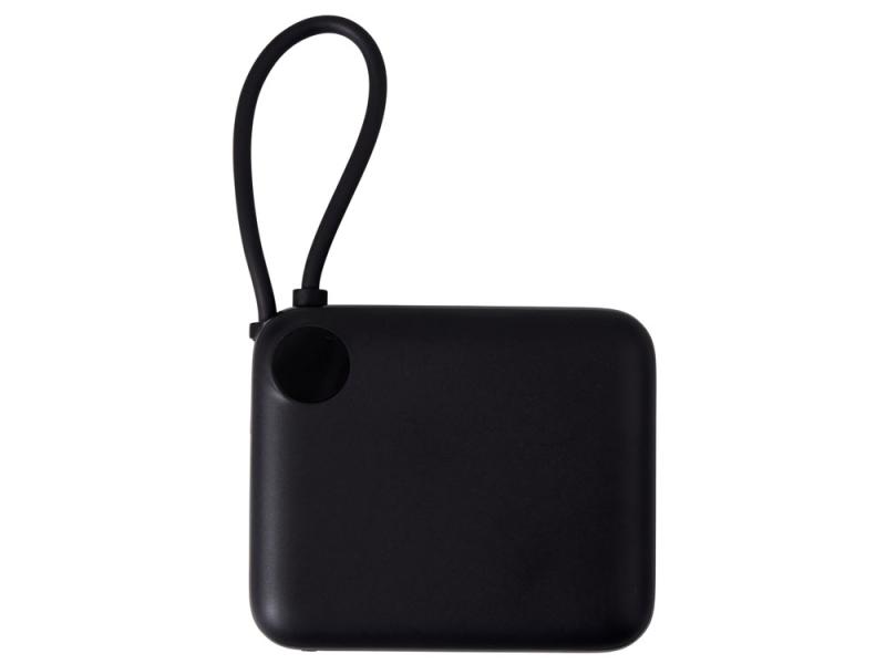 Внешний аккумулятор со встроенным кабелем Liri, QC/PD, 10000 мАч