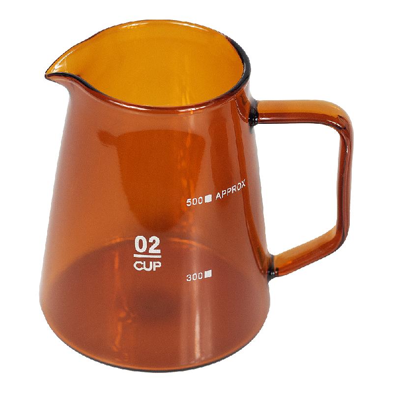 Стеклянный чайник с воронкой для кофе, Circle Joy