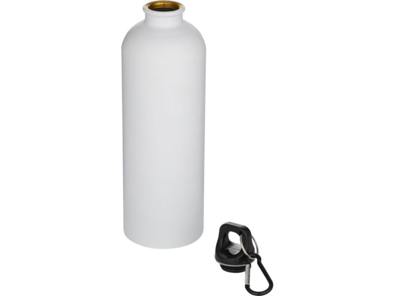 Бутылка для воды с карабином Орегон, нержавеющая сталь, 750 мл