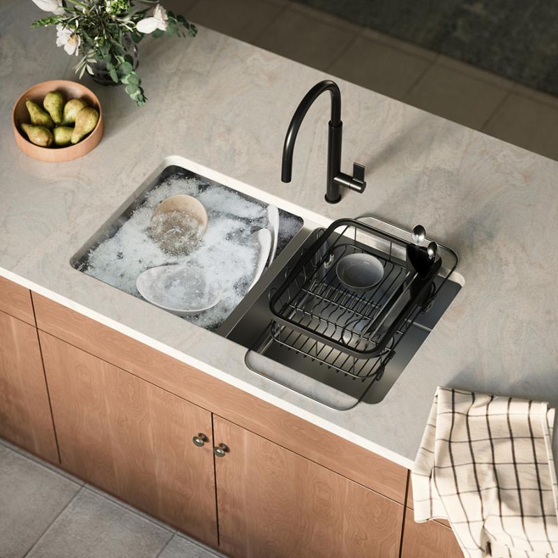 Сушилка для посуды sinkin, 28х14х47 см