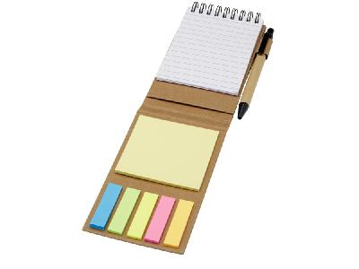 Блокнот Flipper со стикерами и шариковой ручкой