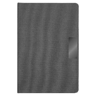 Блокнот Forest Alfa Libra Fabrique А5 еталлическим декоративным элементом, недатированный, в твердой тканевой обложке