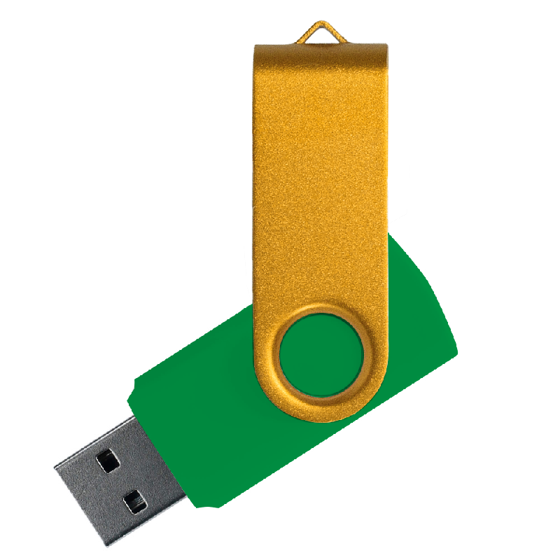 Флеш накопитель USB 2.0 Twister Сolor Mix 16GB, пластик Софт Тачметалл