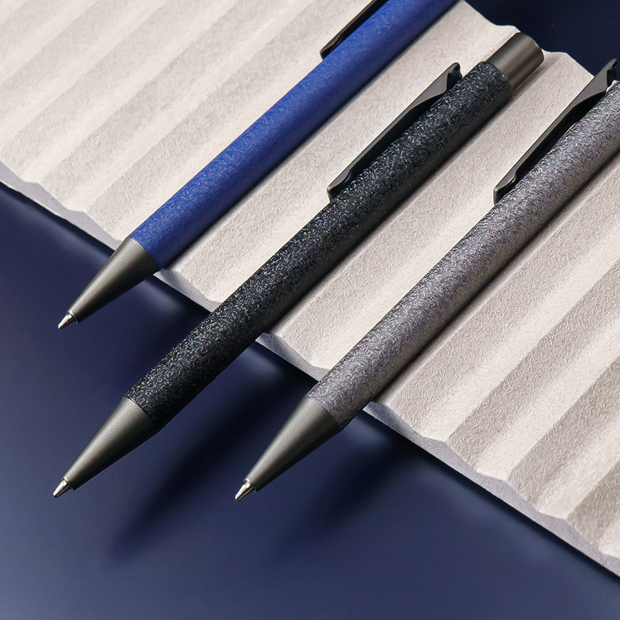 Ручка шариковая FACTOR FOLIO, синий/серебрянный, металл, пластик