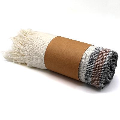 Плед полушерстяной EDITA, бежевый