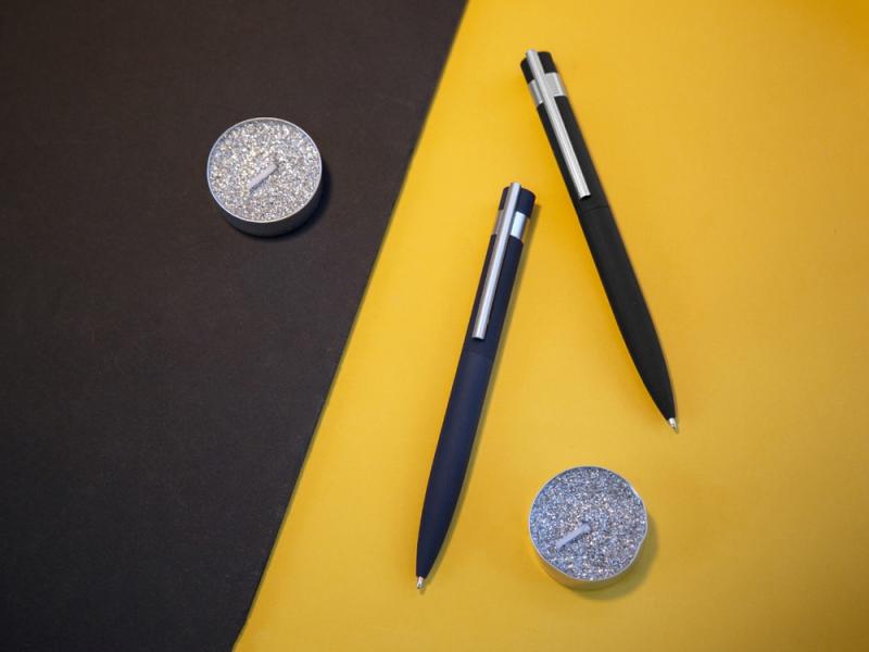 Ручка шариковая металлическая Matteo soft-touch