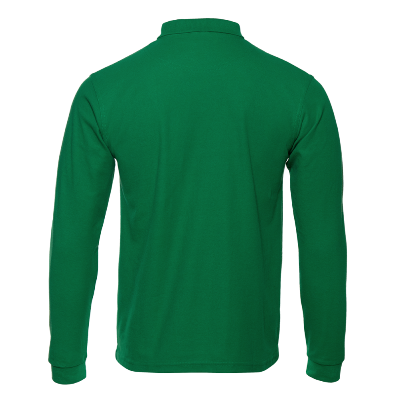 Рубашка поло мужская STAN длинный рукав хлопок/полиэстер 185