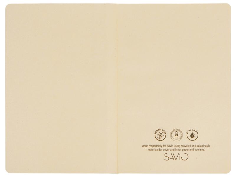 Блокнот А5 из переработанного тростника и RPET Adiantum